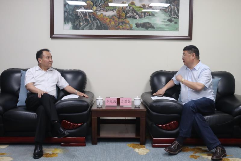 李天滿會見四川大學全球創聯常務副會長、四川會長呂藺強一行